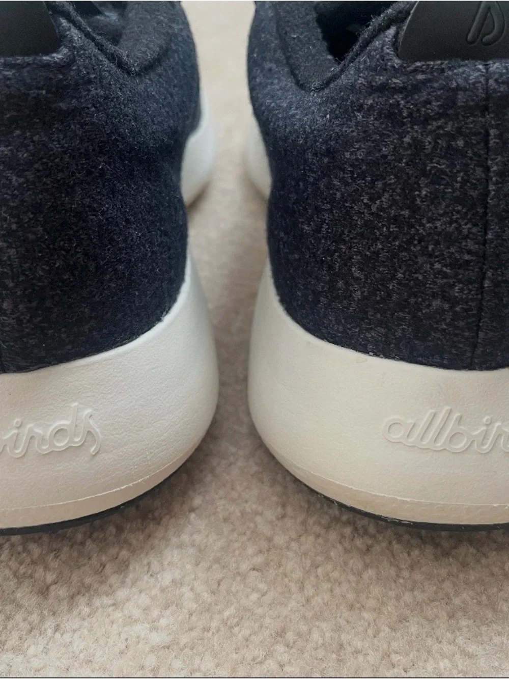 Allbirds Wool Runner Men’s 13 Black Merino Wool Sneakers Comfort Walking Shoes